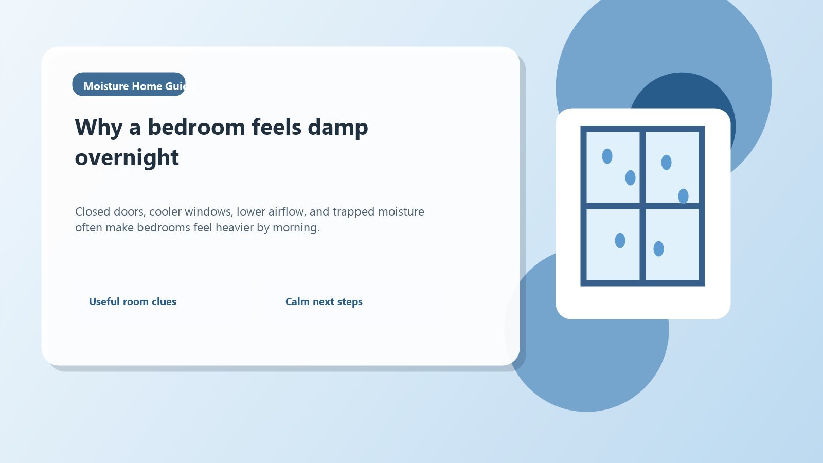 Bedroom Humidity: Why It Feels Damp at Night