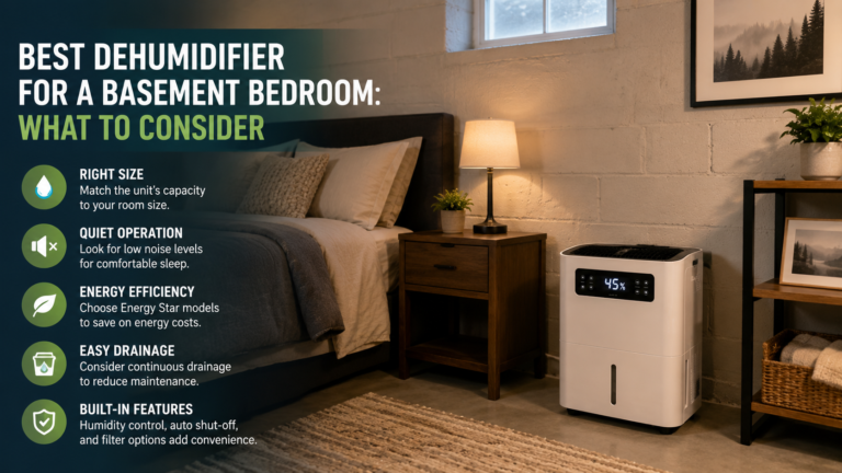 Basement still feeling damp despite using a dehumidifier due to moisture problems, incorrect settings or poor placement
