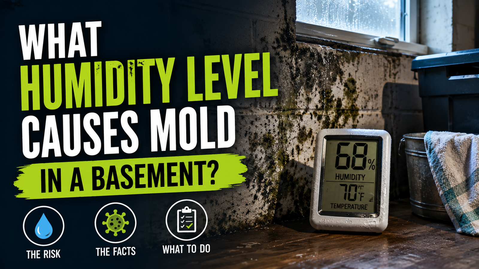 What Humidity Level Causes Mold in a Basement?